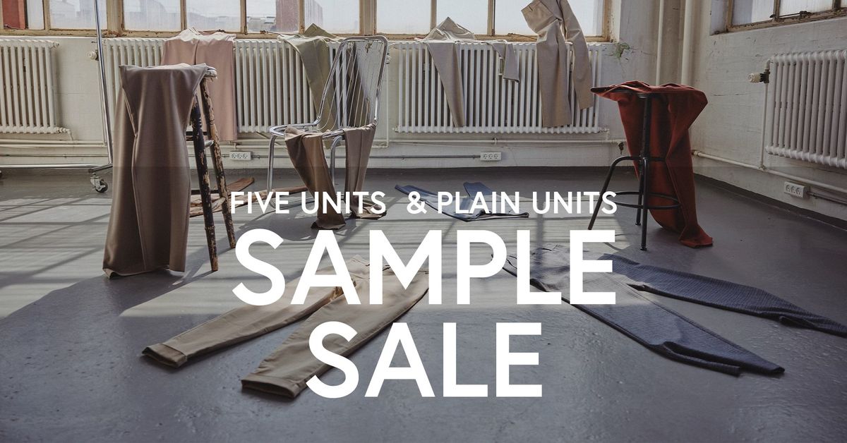 Plain Units & Five Units Sample Sale