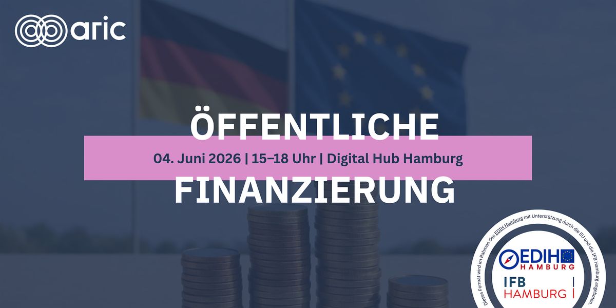 \u00d6ffentliche Finanzierung: Aktuelle F\u00f6rderprogramme der IFB Hamburg