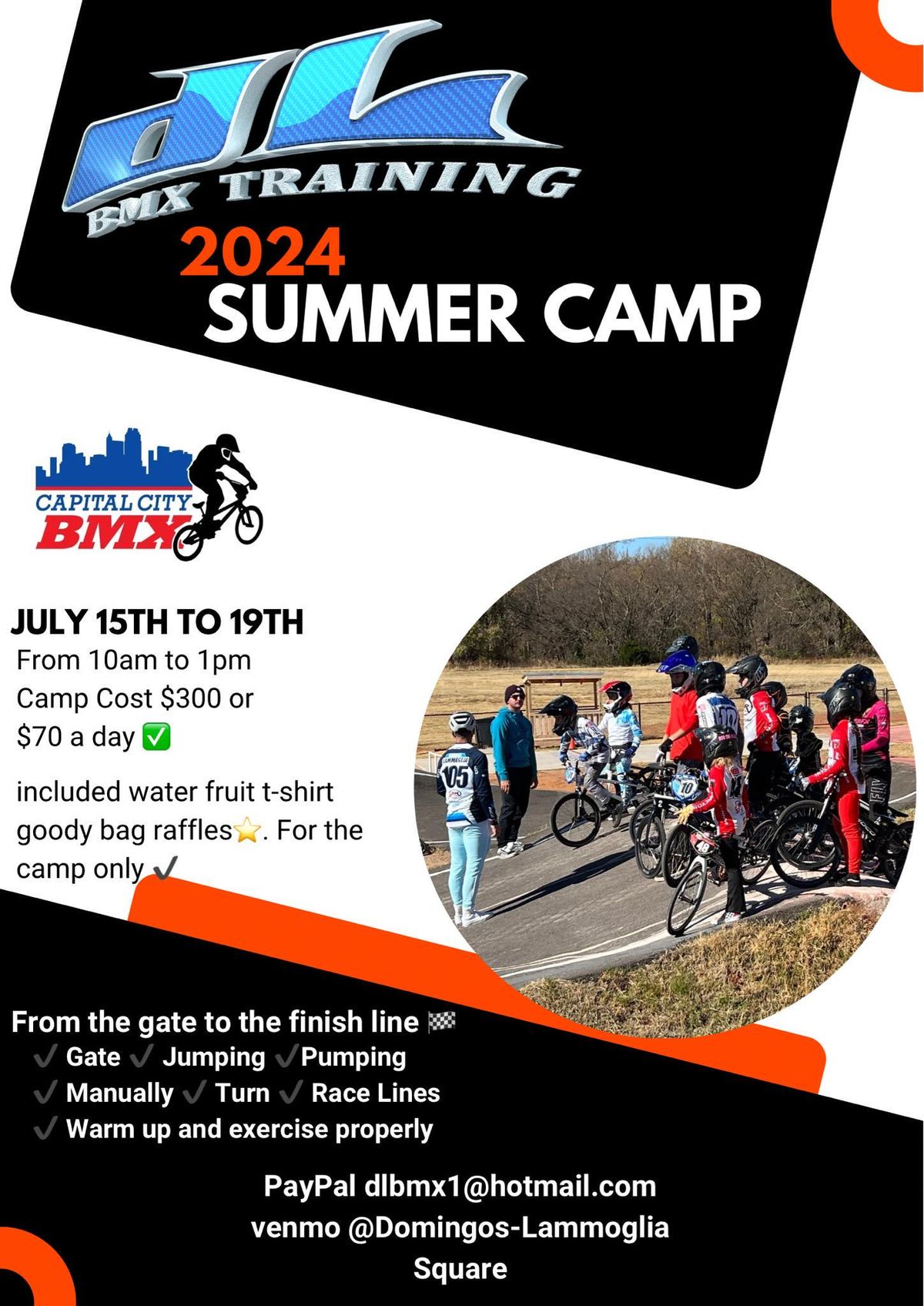 DL BMX Training Summer Camp 2024