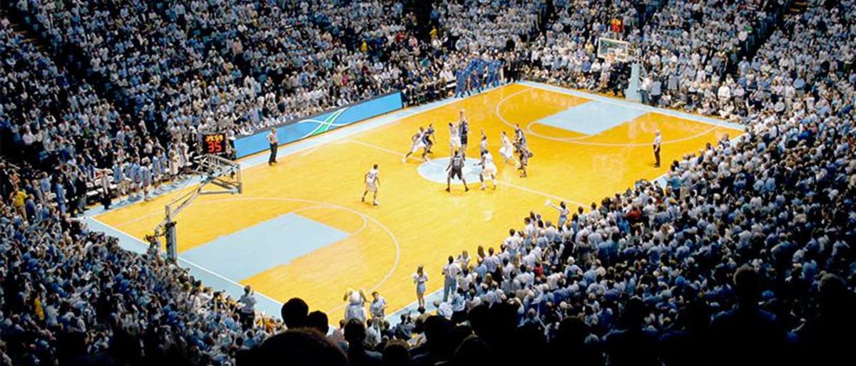 American University Eagles at North Carolina Tar Heels Mens Basketball