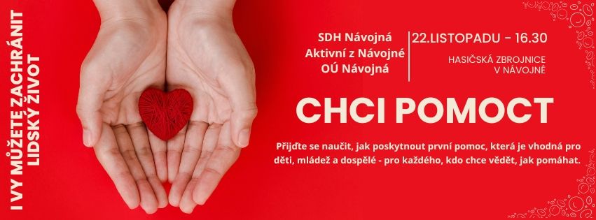 CHCI POMOCT - Nau\u010dte se poskytnout prvn\u00ed pomoc