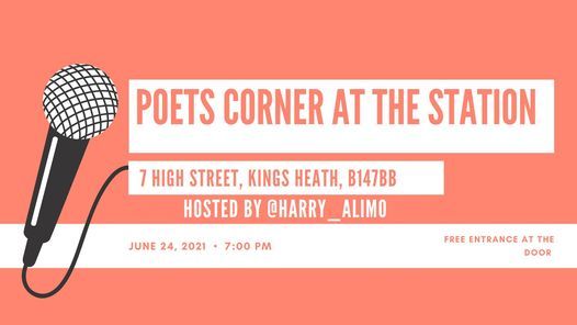 Poetry live event at the Station (free entrance, limited spaces)