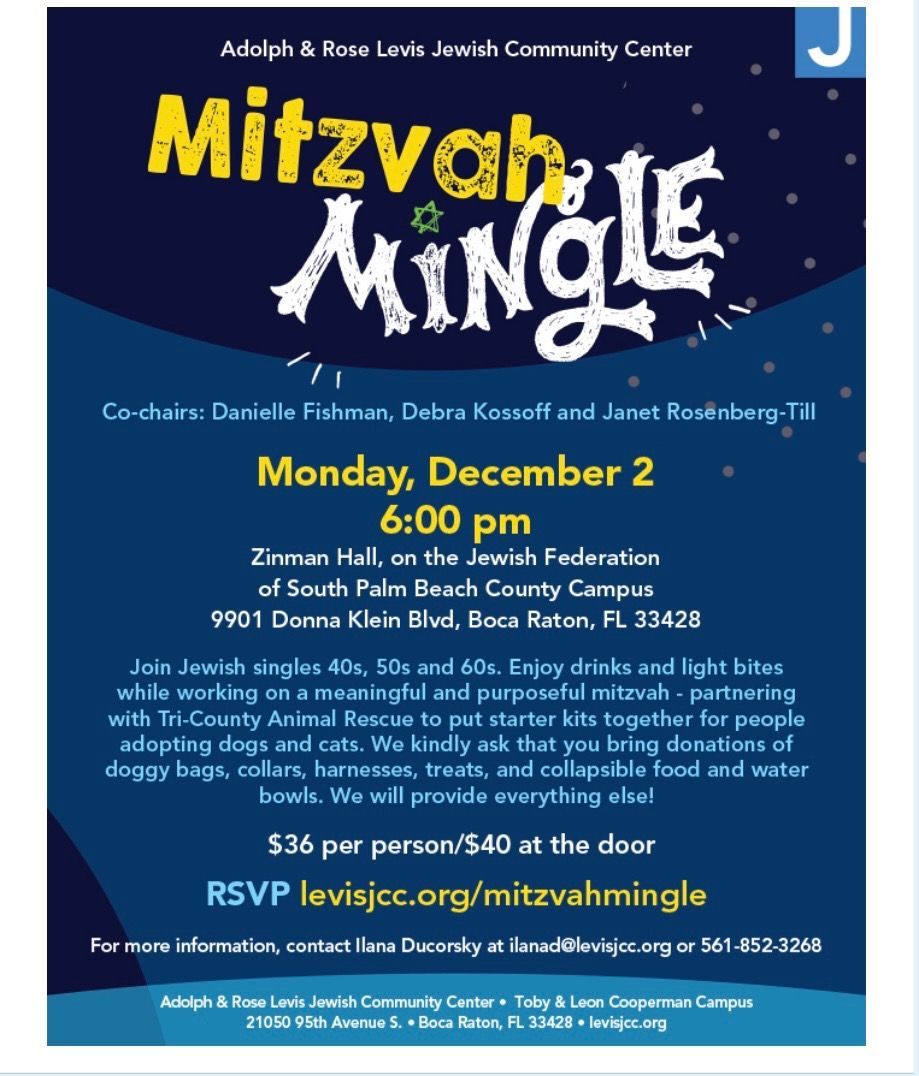 Boca Mitzvah Mingle!