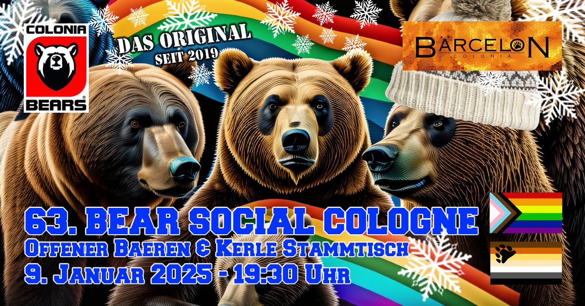 63. BEAR SOCIAL COLOGNE