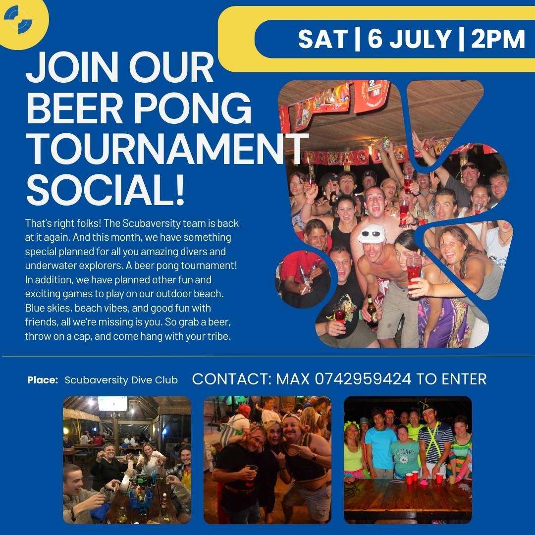 Beer Pong Tournament Social