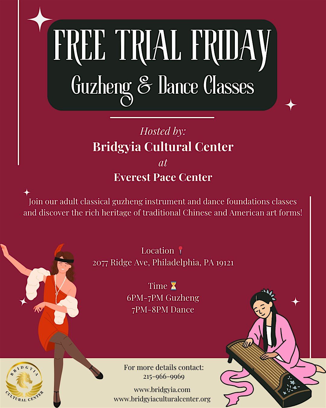 FREE Guzheng Instrument Class & Musical Theatre Foundations Dance Class