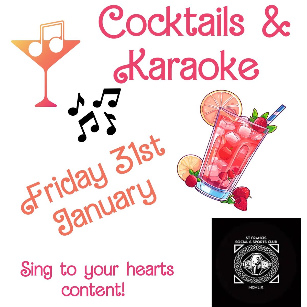 Cocktails & Karaoke 