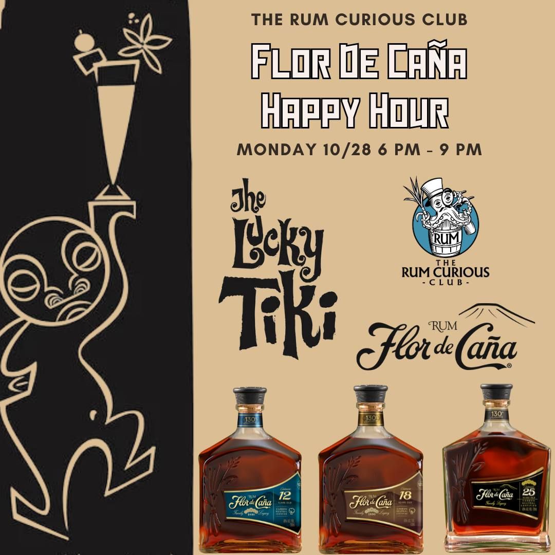 Rum Curious Club @ The Lucky Tiki w\/ Flor de Ca\u00f1a