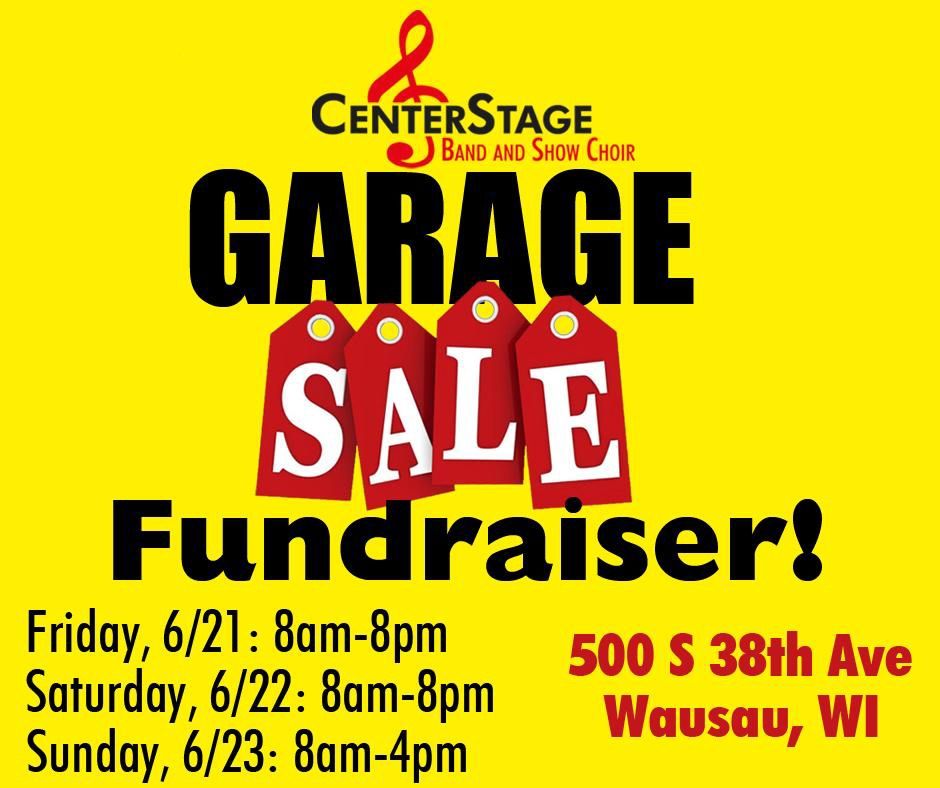 CenterStage Garage Sale Fundraiser!