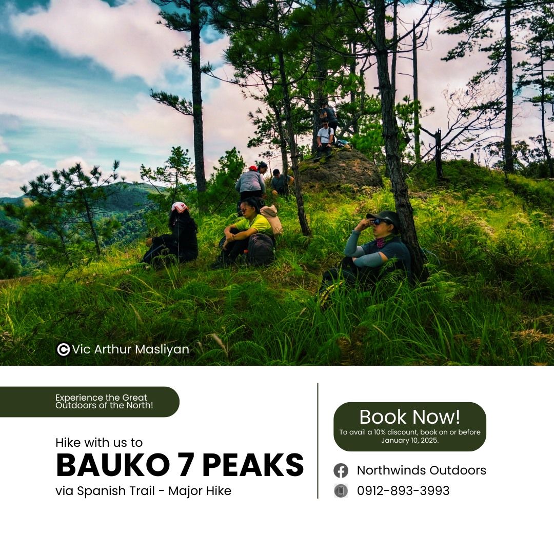 Bauko 7 Peaks via Spanish Trail Wave 1-2025