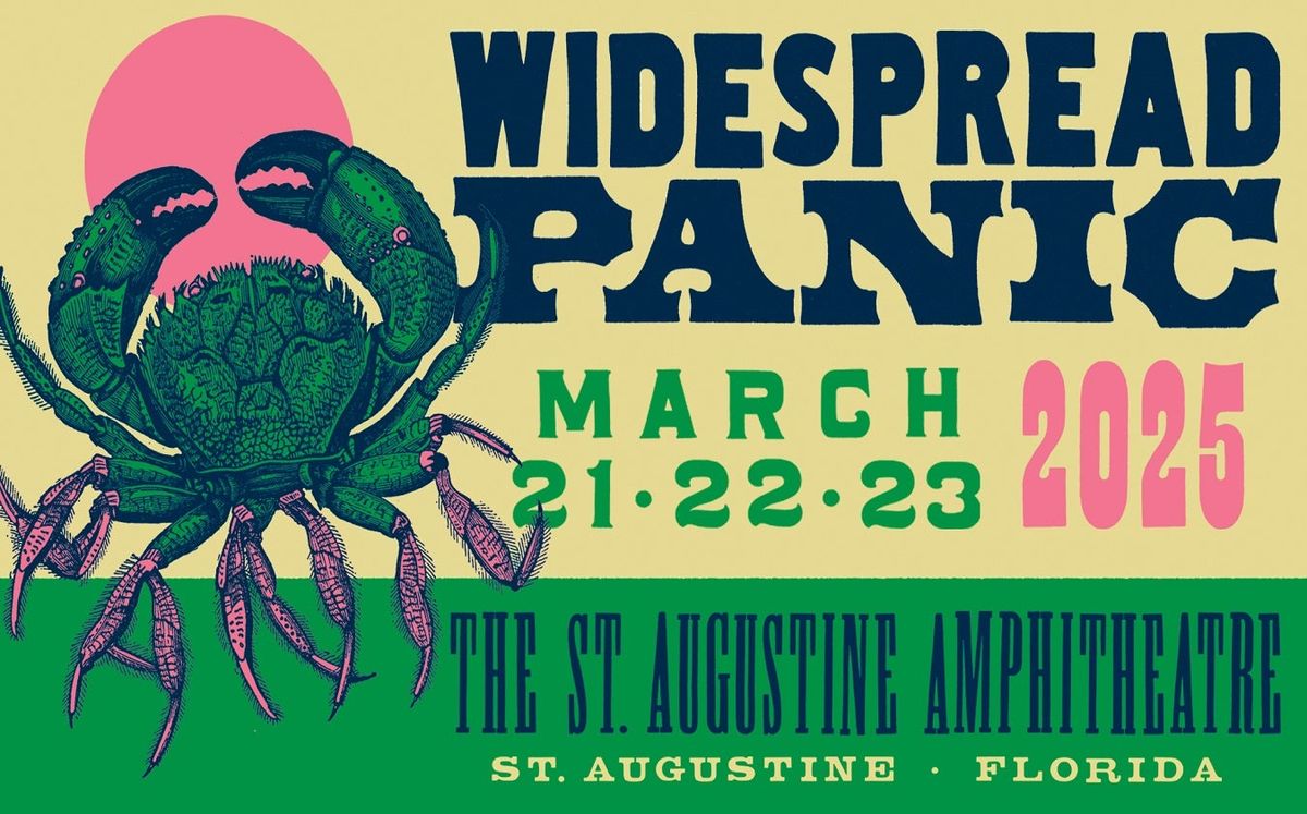 Widespread Panic - 3 Day Pass at MGM Music Hall at Fenway