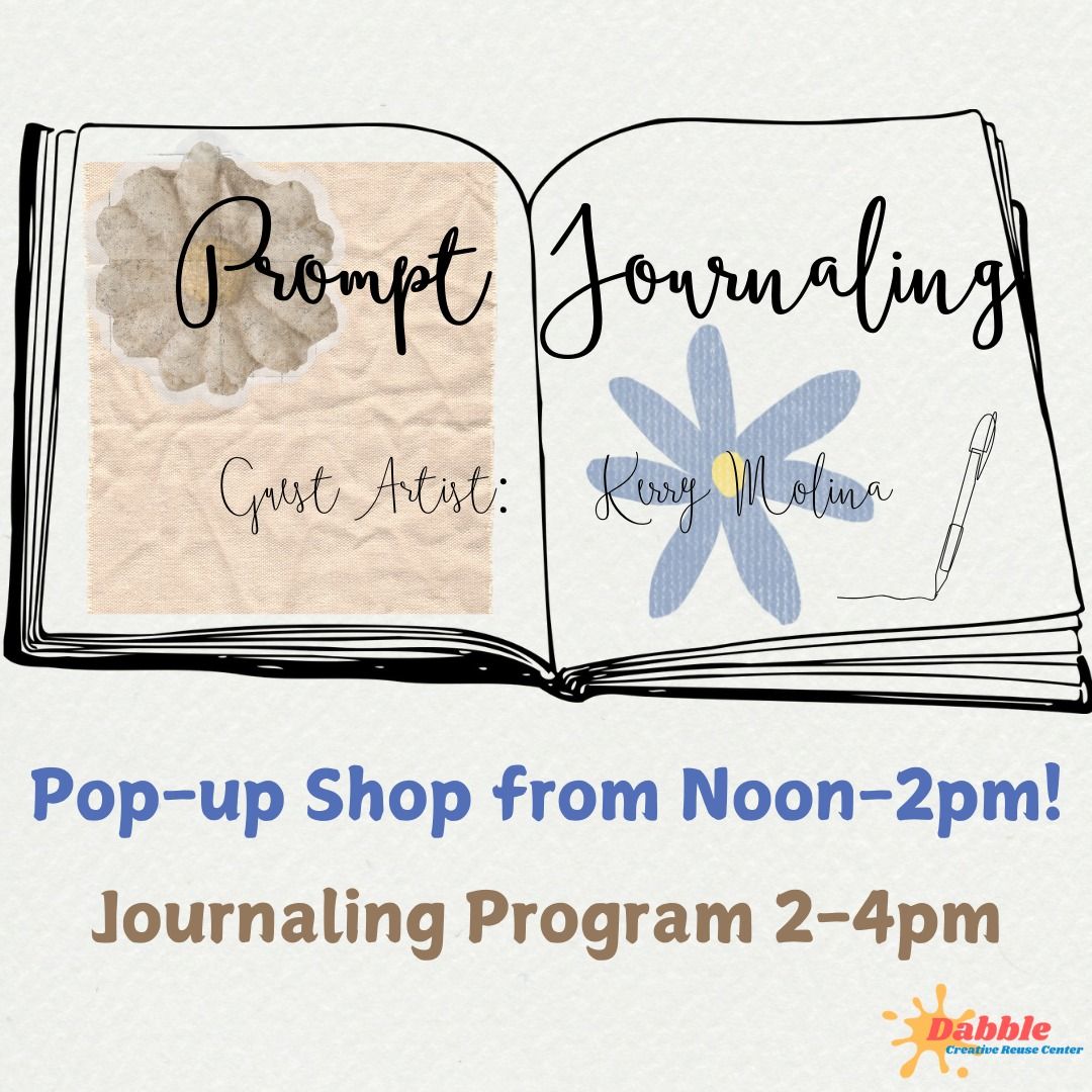 Prompt Journaling and Pop-up Shop!