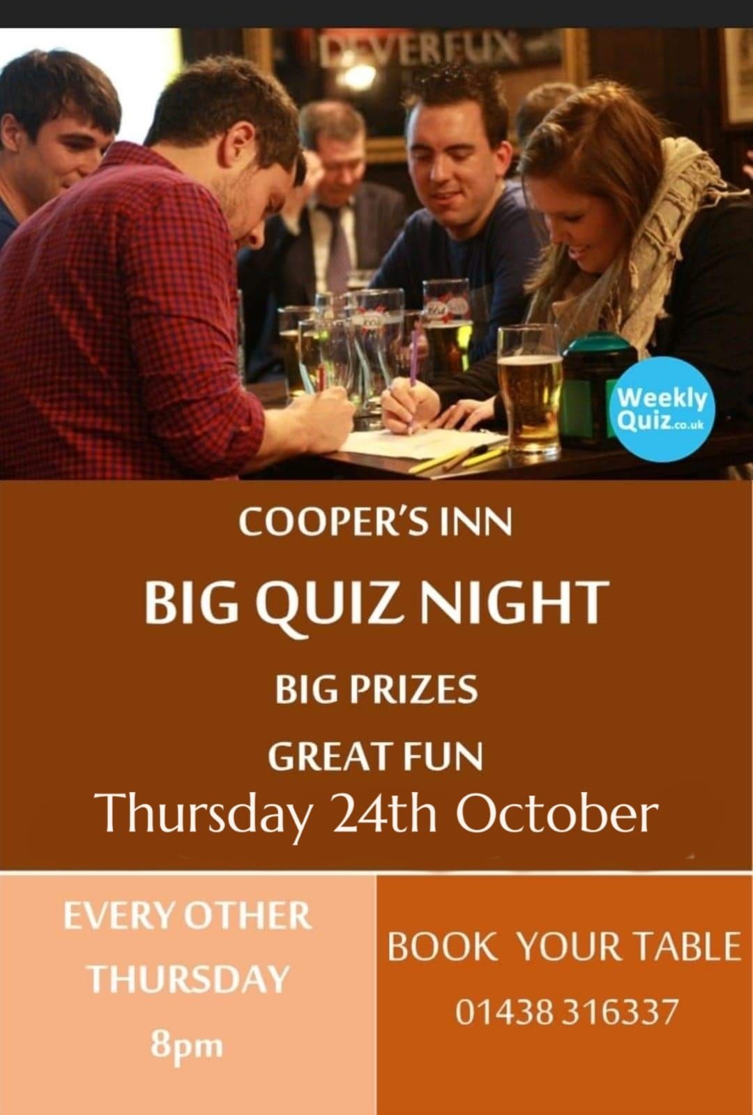 The Coopers Inn Big Quiz Night 