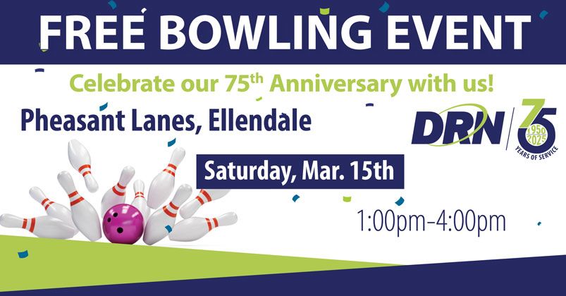 FREE Bowling Sponsored by DRN