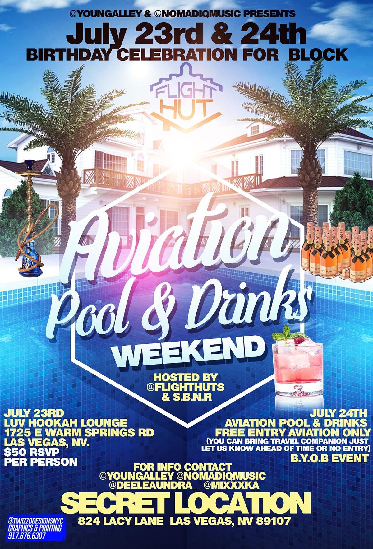 POOL PARTY AVIATION POOL & DRINKS