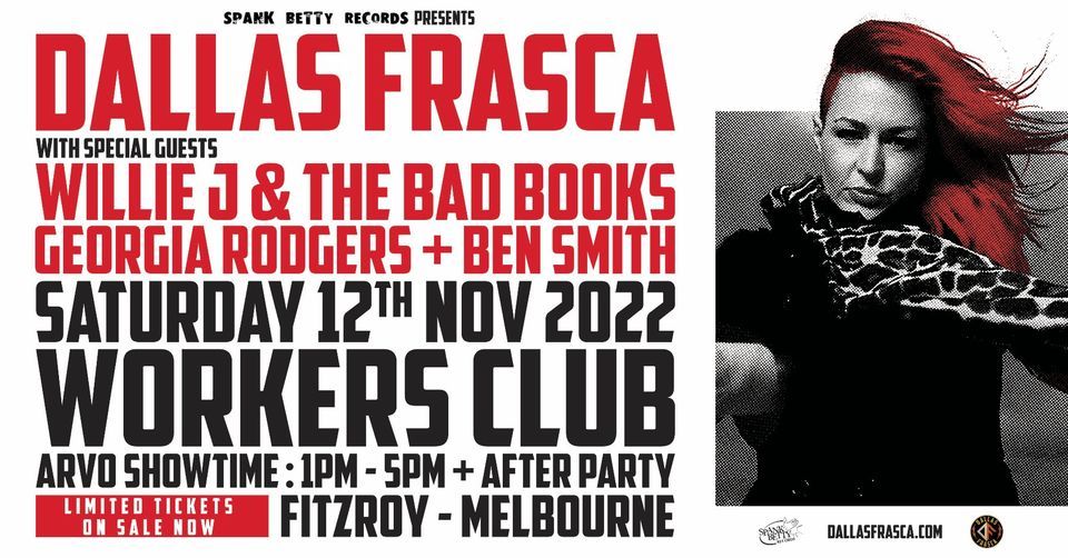 Dallas Frasca - Workers's Club - Melbourne