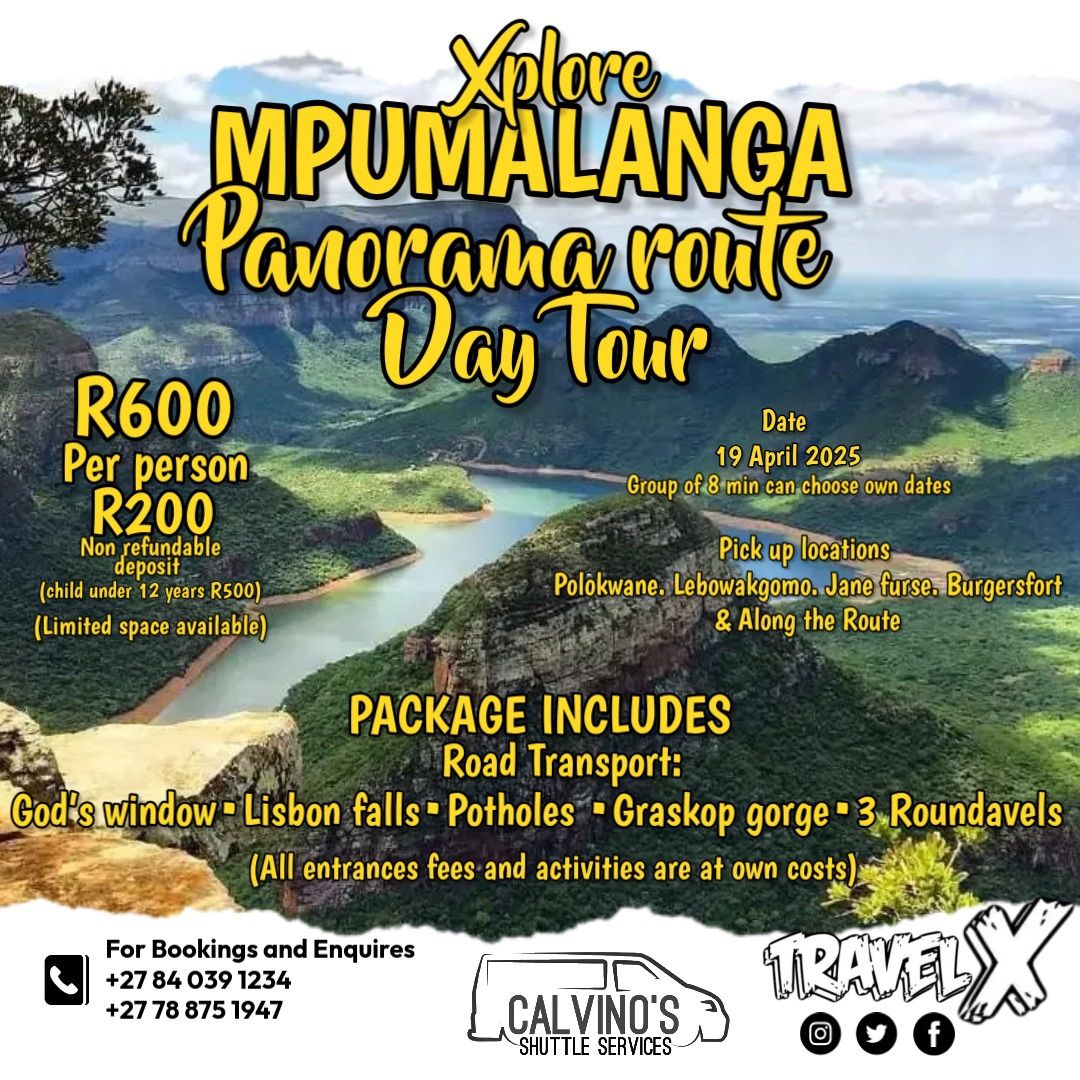 Mpumalanga Panorama Route Day Trip 