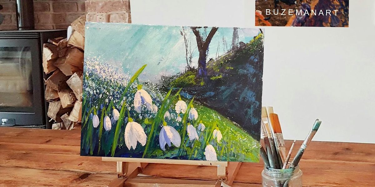 Painting workshop \u2018Snowdrops\u2019 @ The Twisted Knot, Doncaster - all abilities