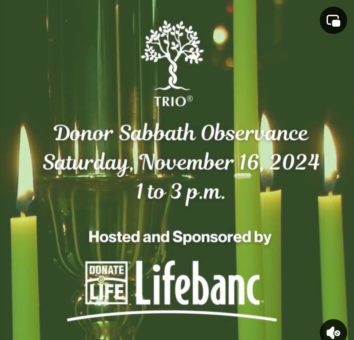 Donor Sabbath Observance 