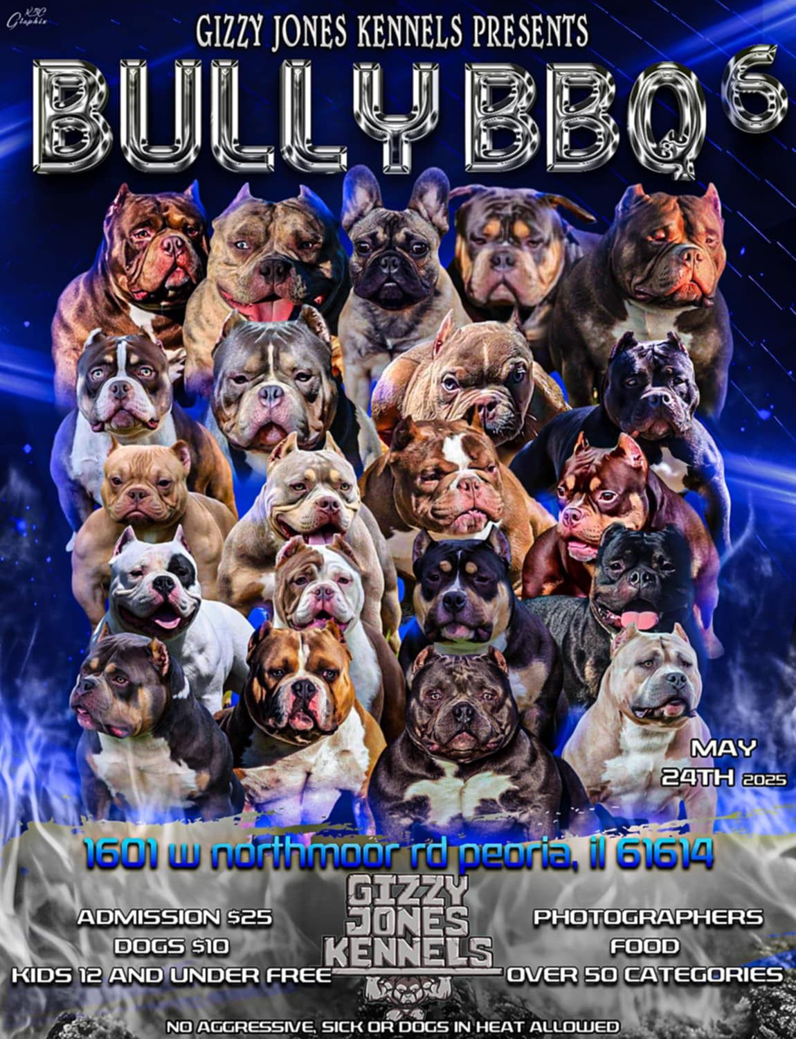 \u201cGizzy Jones Kennels\u201d Bully BBQ 6