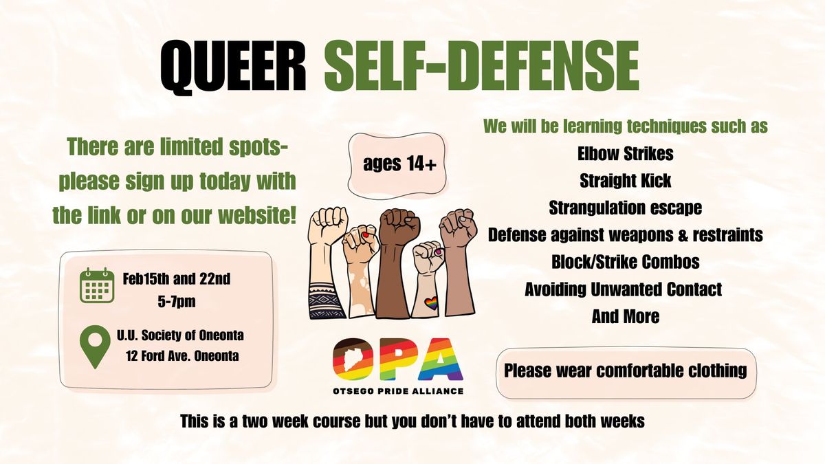 Queer Self-Defense Classes