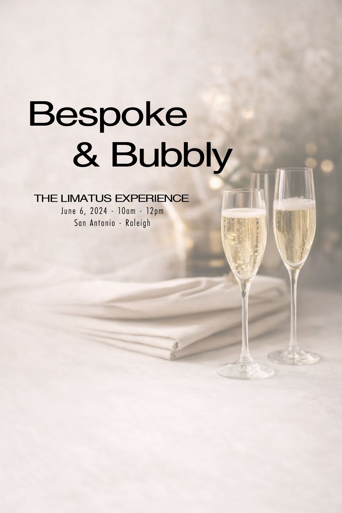 RALEIGH - BESPOKE & BUBBLY
