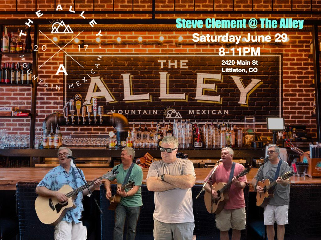 Steve Clement at The Alley 8-11PM
