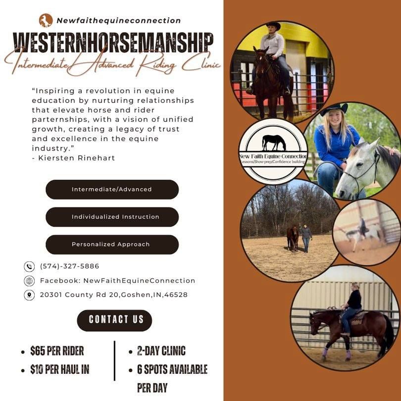 WesternHorsemanship Intermediate\/Advanced Riding Clinic 2-day series