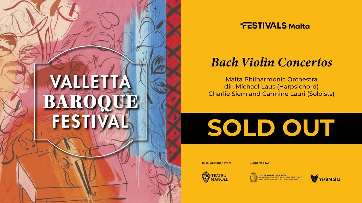 Valletta Baroque Festival 2025 | Bach Violin Concertos