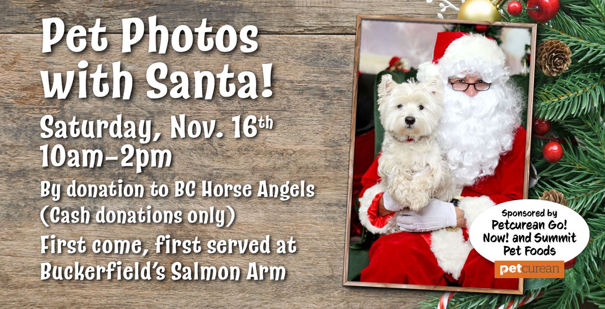 Pet Photos with Santa!