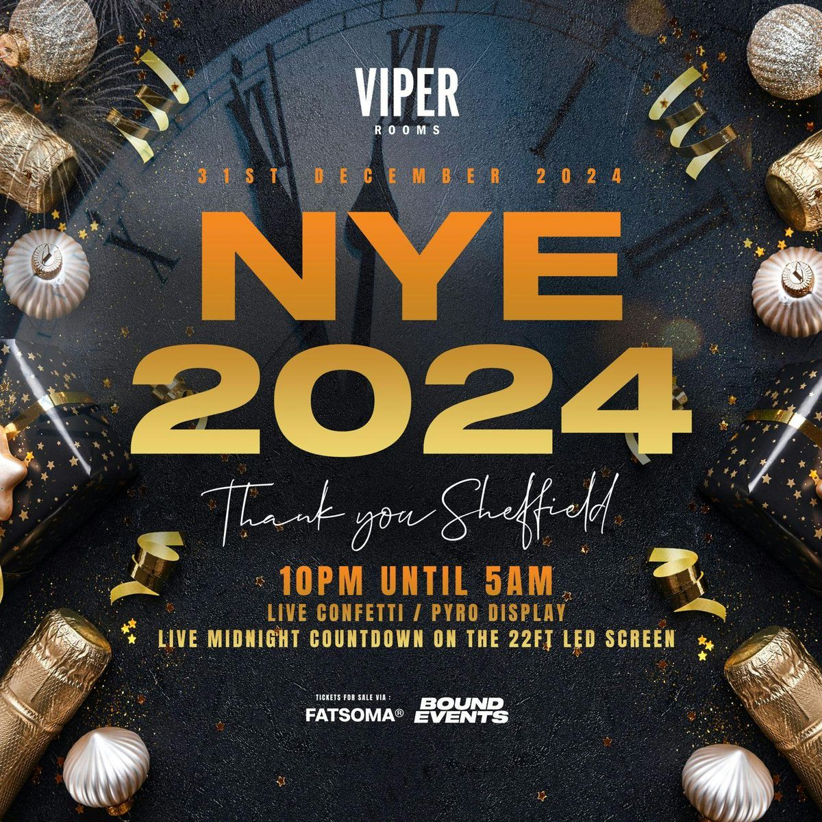 Viper  Saturdays Presents: NYE