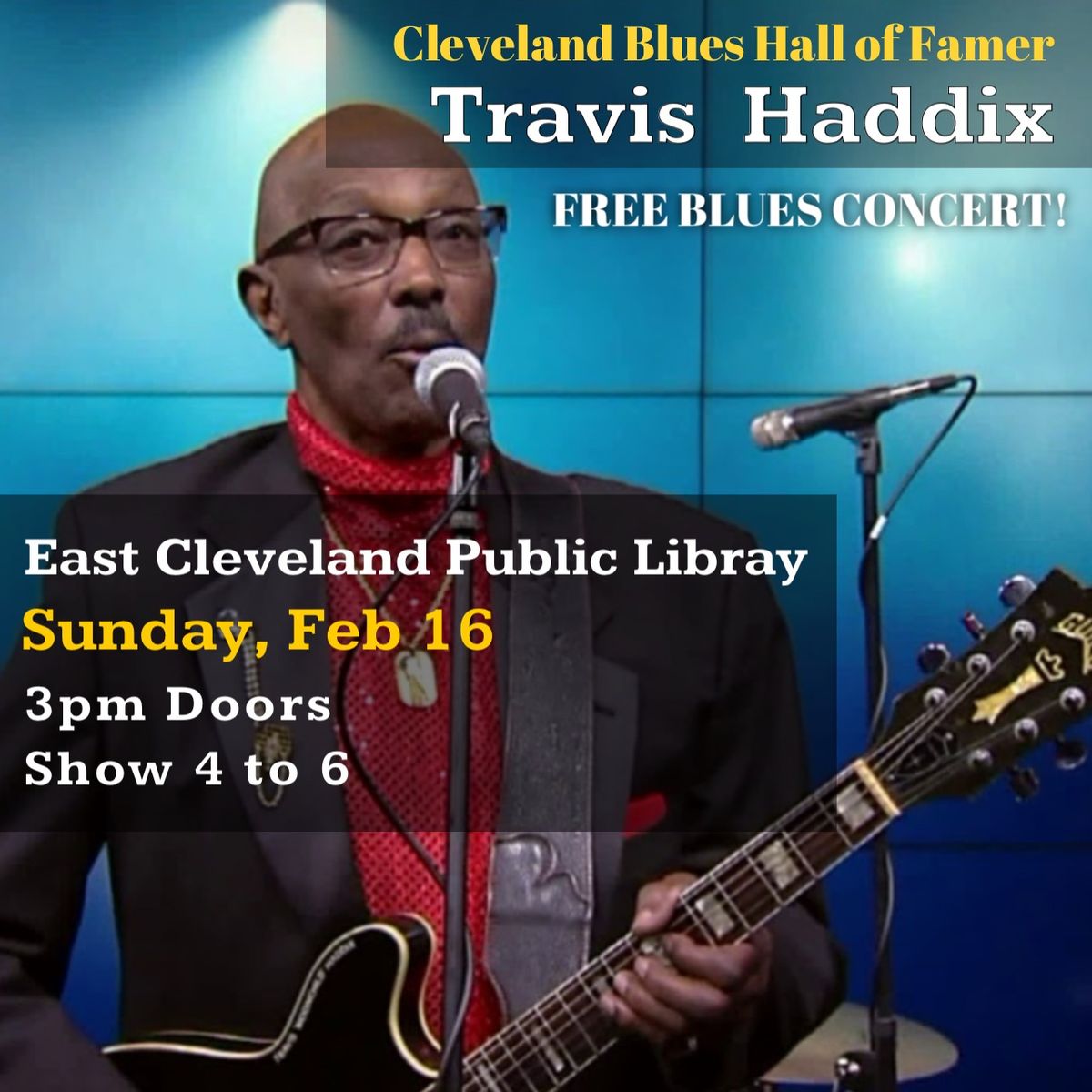 Travis Haddix at East Cleveland Public Library