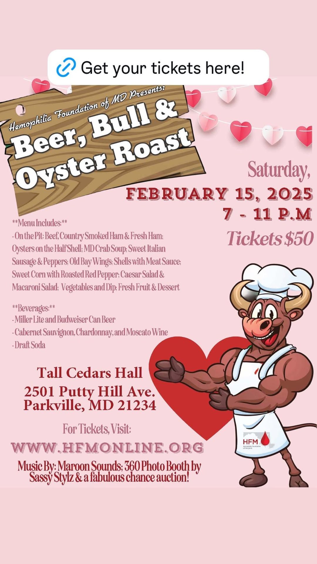 Beer, Bull & Oyster Roast 