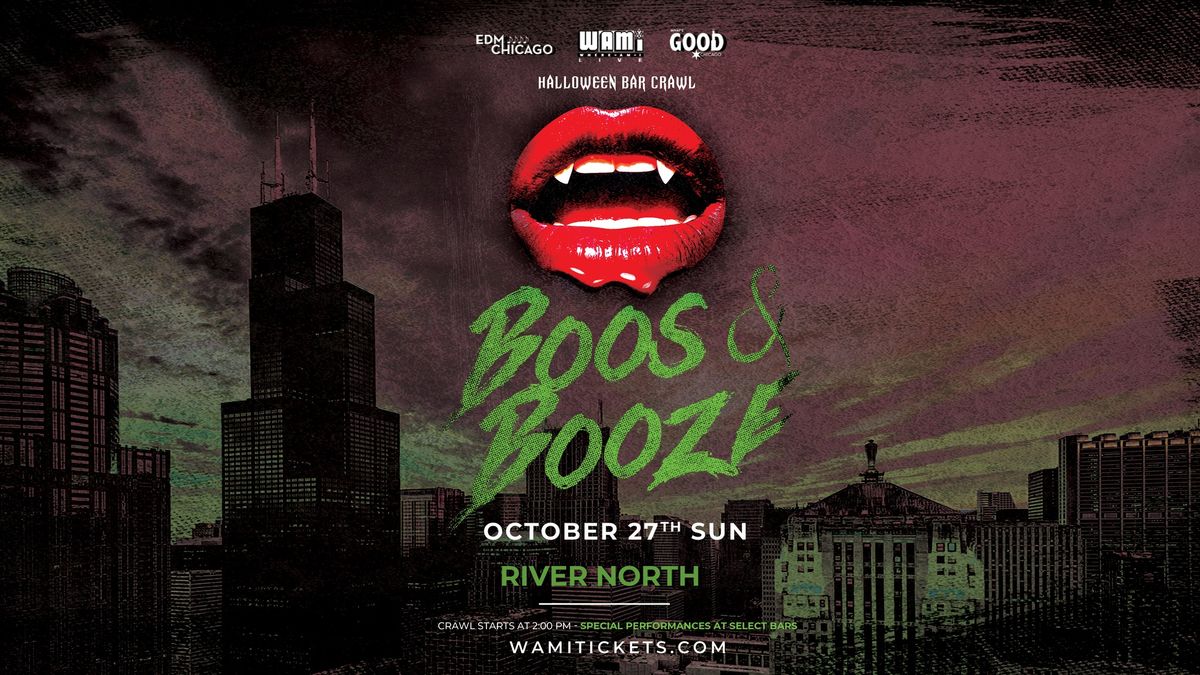 The Boos & Booze Chicago Halloween Bar Crawl | River North