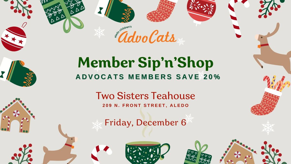 AdvoCats Member Sip'n'Shop