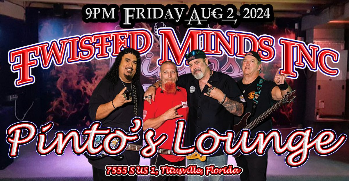 TMI ROCKS Pinto's Lounge - FRI, Aug. 2, 2024