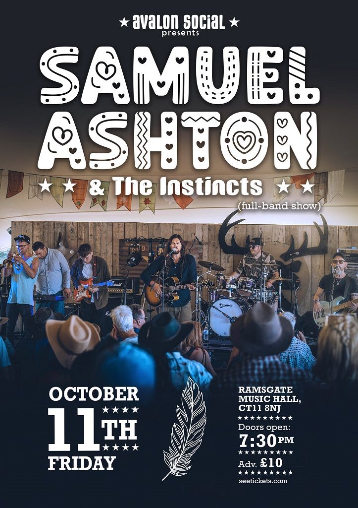 Samuel Ashton & The Instincts | Ramsgate Music Hall | Fri Oct 11th