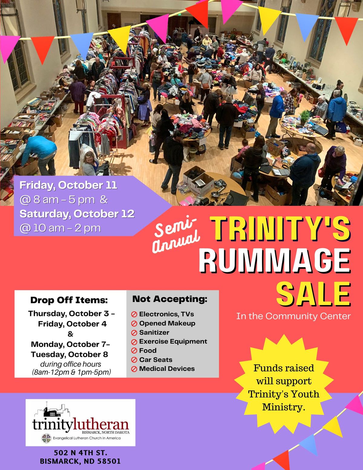 Trinity Lutheran's Semi-Annual Rummage Sale