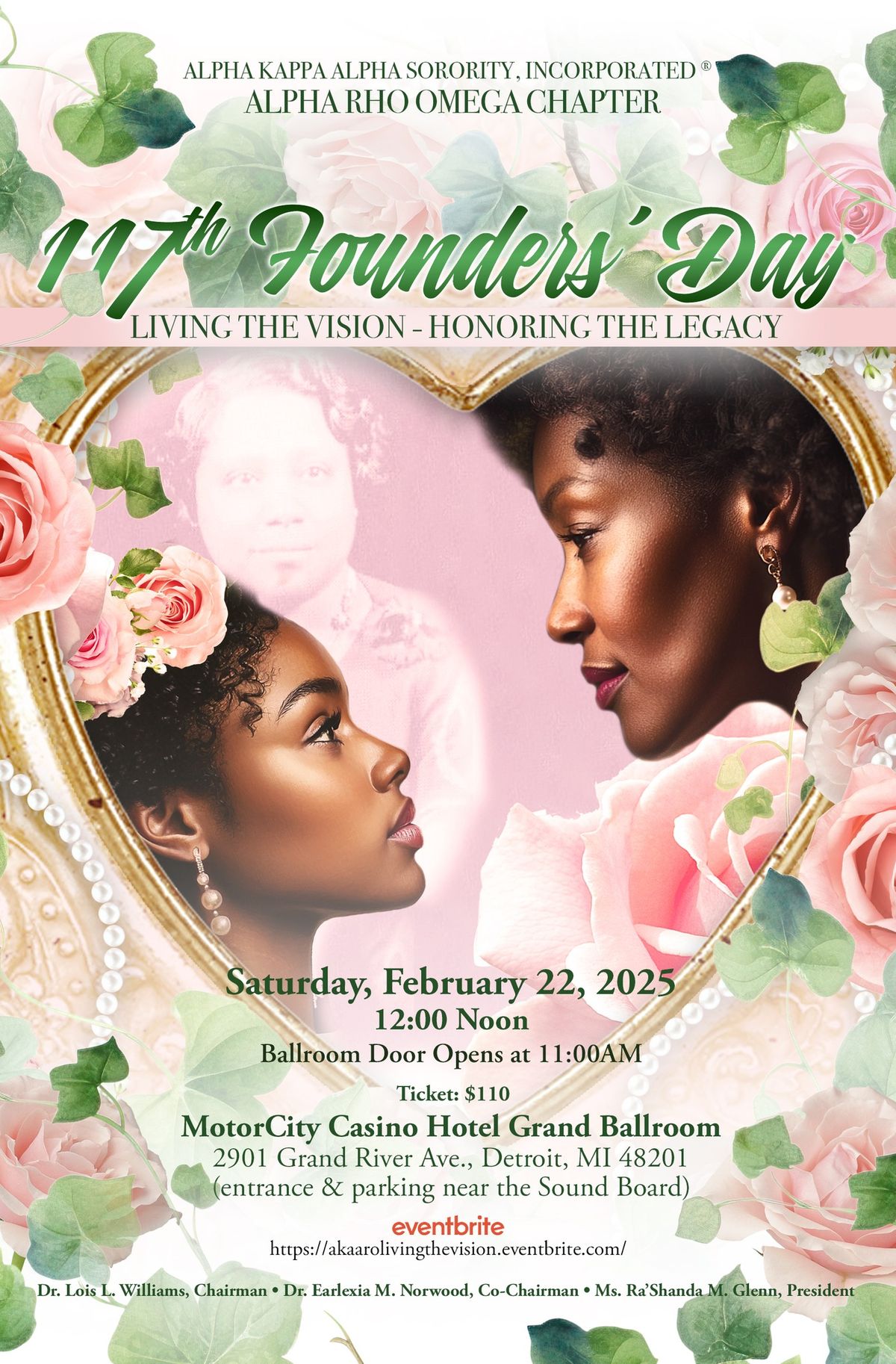 Alpha Kappa Alpha Sorority, Inc. - Alpha Rho Omega Chapter 117th Founders\u2019 Day Luncheon 