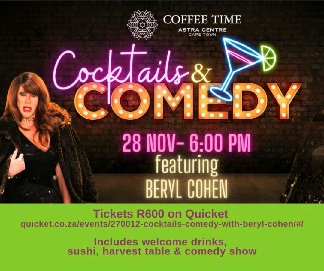 Cocktails & Comedy with Beryl Cohen