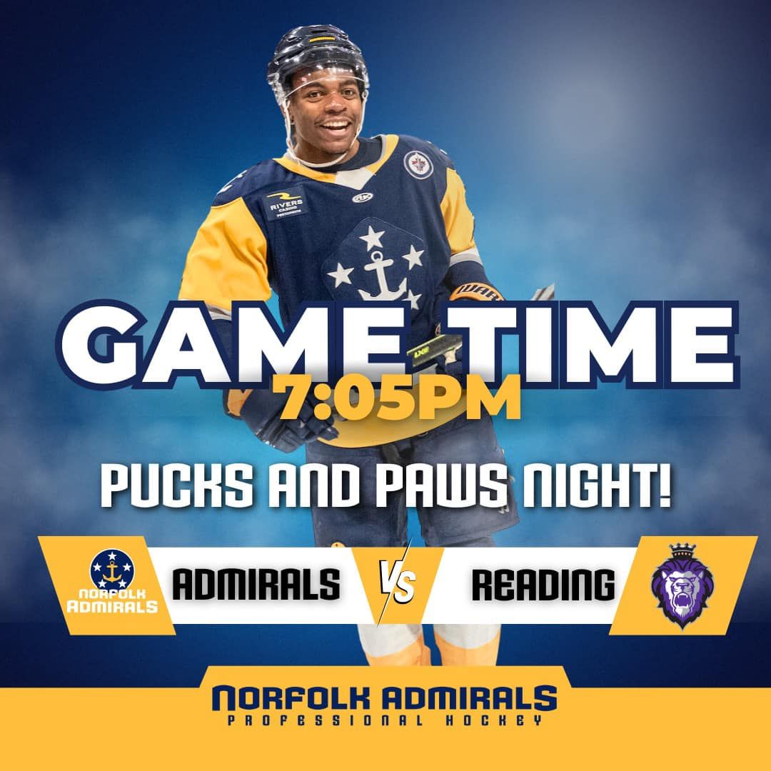 Norfolk Admirals at Reading Royals at Santander Arena