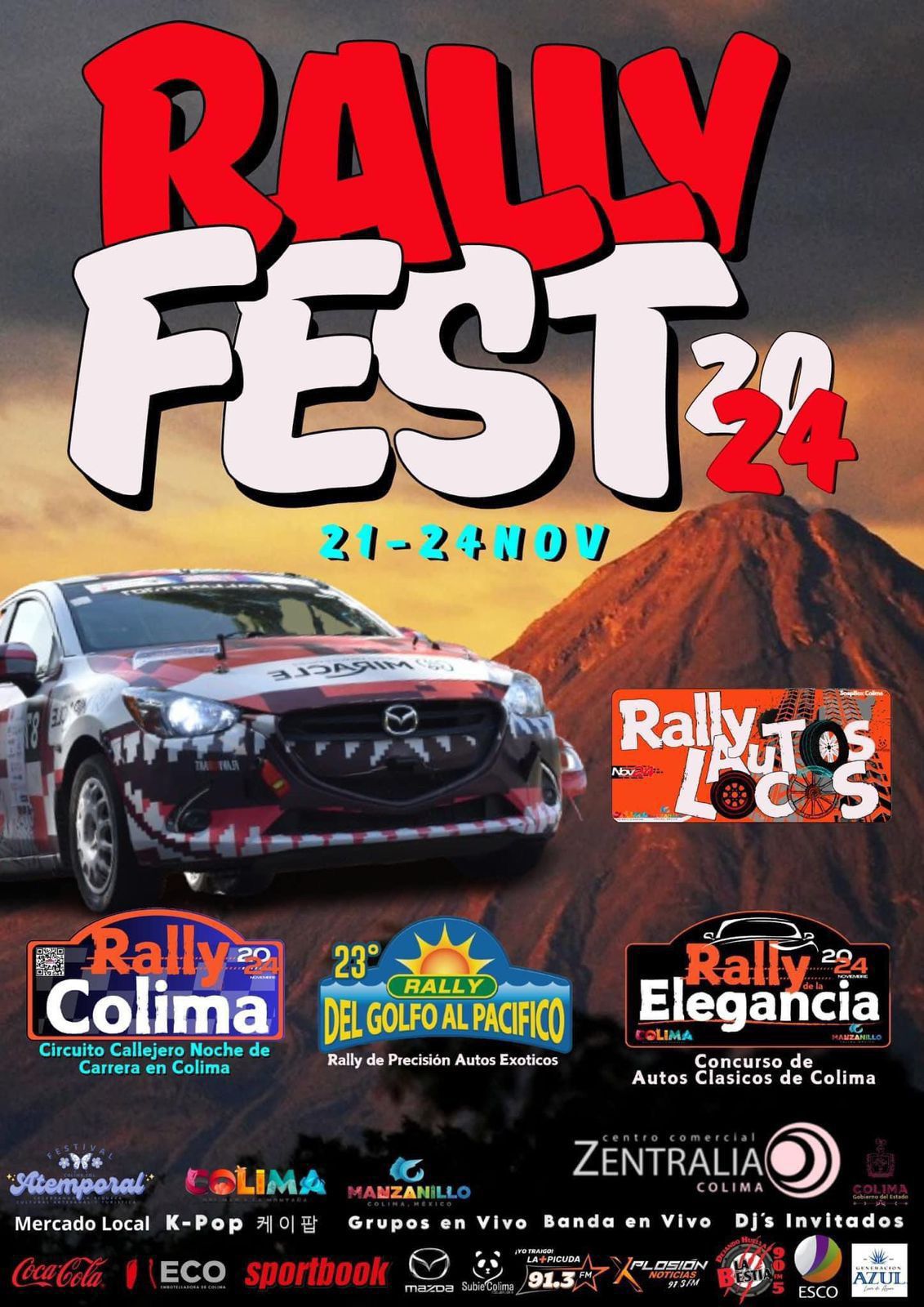 DANZA \u00c1RABE EN EL RALLY FEST 2024 COLIMA