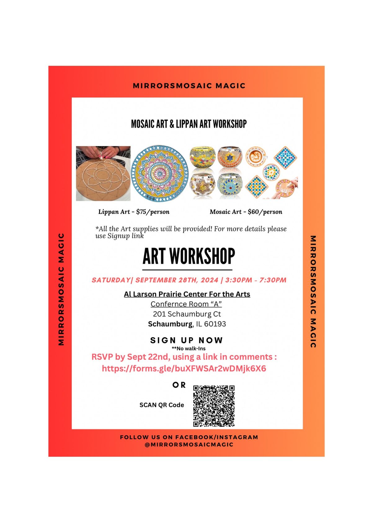 Lippan Art & Mosaic Art Workshop