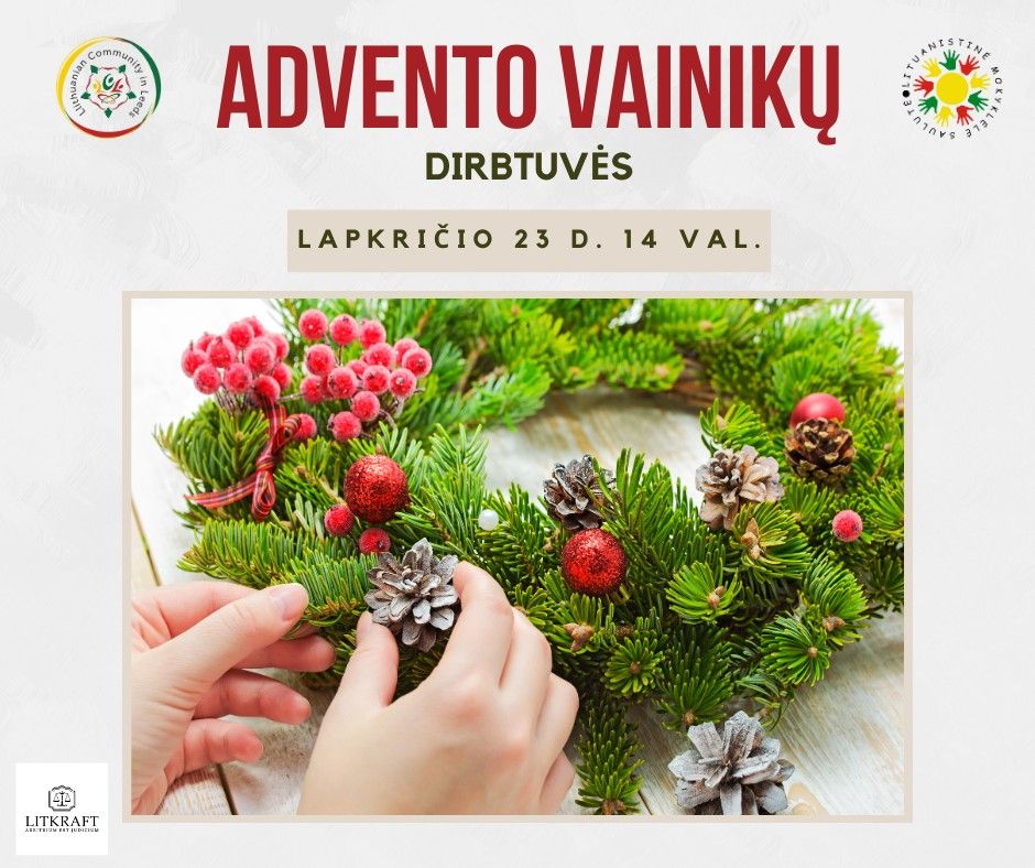 Advento vainik\u0173 dirbtuv\u0117s