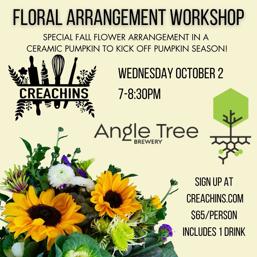 Fall Floral Event at Angle Tree Brewery