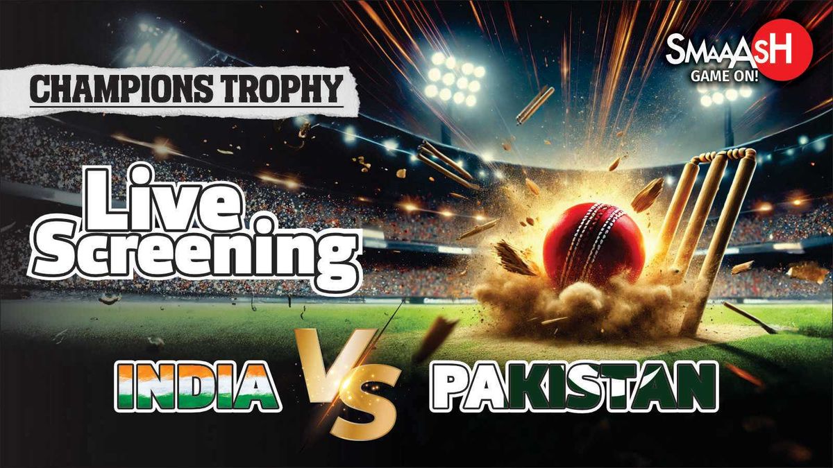 Screening of INDIA vs PAKISTAN\u2013 The Biggest Rivalry!