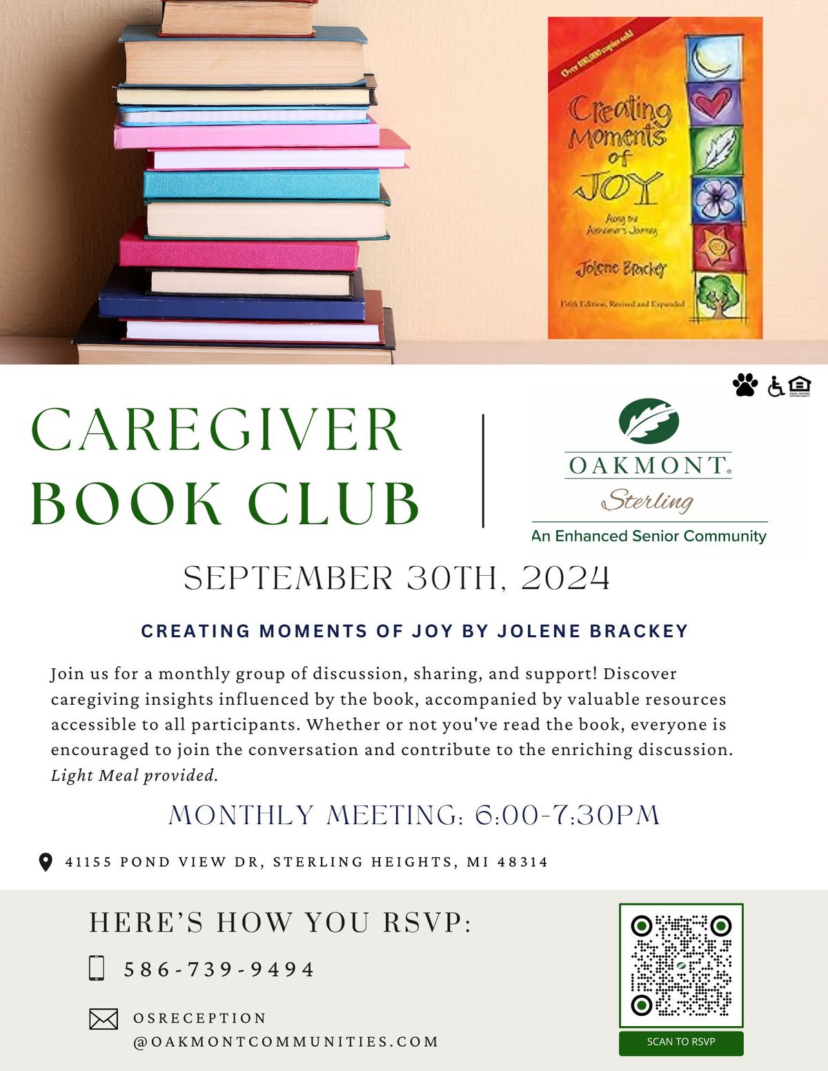 Caregiver Book Club - September