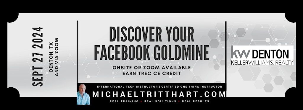 Discover Your Facebook Goldmine