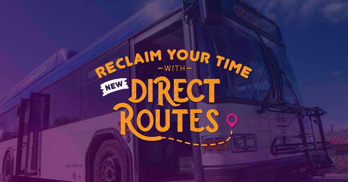 New Direct Routes with Pueblo Transit Town Hall