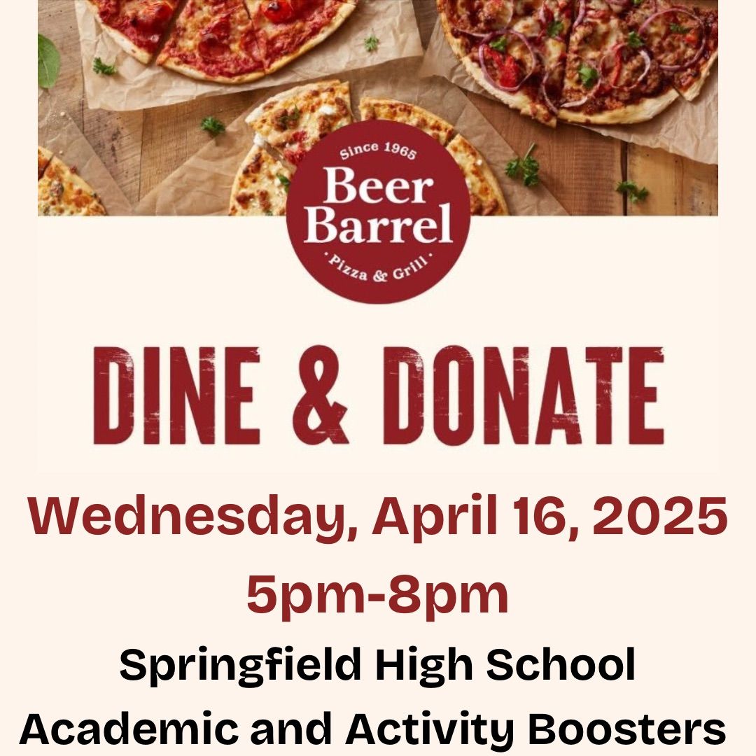 SHS A&A Boosters Beer Barrel Dine & Donate